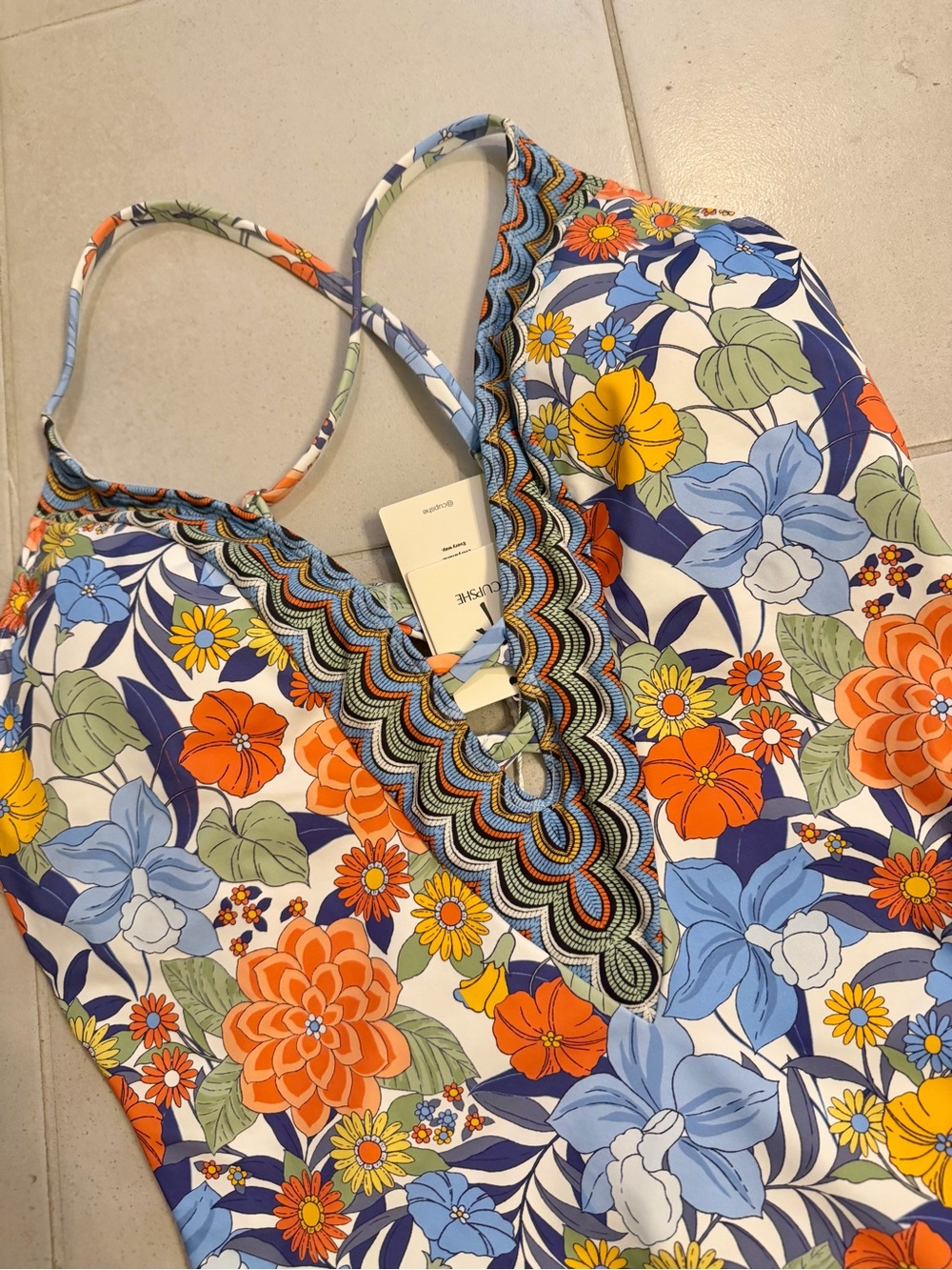 Cupshe XL One Piece Swimsuit NWT - Picture 2 of 5